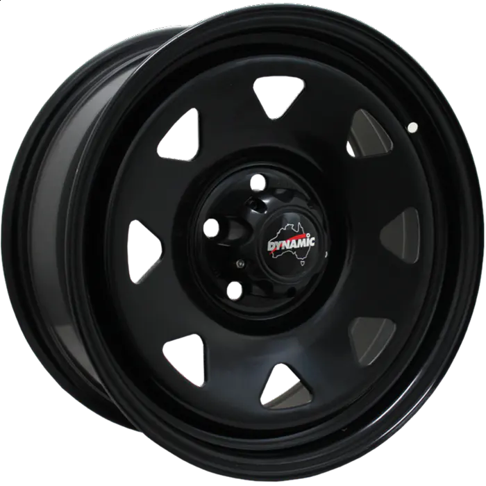 DYNAMIC SUNRAYSIA 17X9 BLACK TRIANGLE PCD 139.7 ET -13