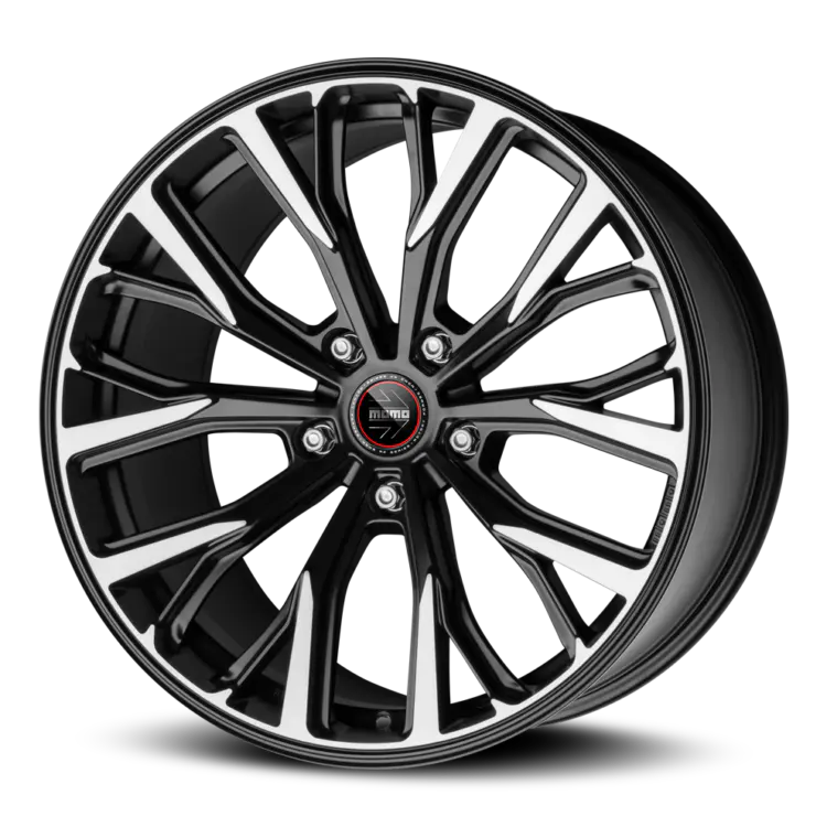 MOMO RF-02 20X9 MATT BLACK POLISHED PCD 120 ET 30
