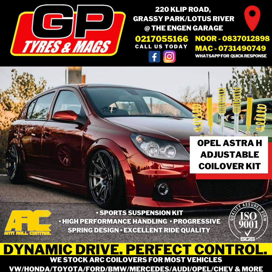 OPEL ASTRA H ARC HEIGHT ADJUSTABLE COILOVER SET