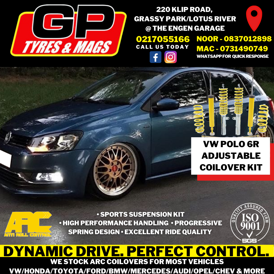 VW POLO 6R ARC HEIGHT ADJUSTABLE COILOVER SET