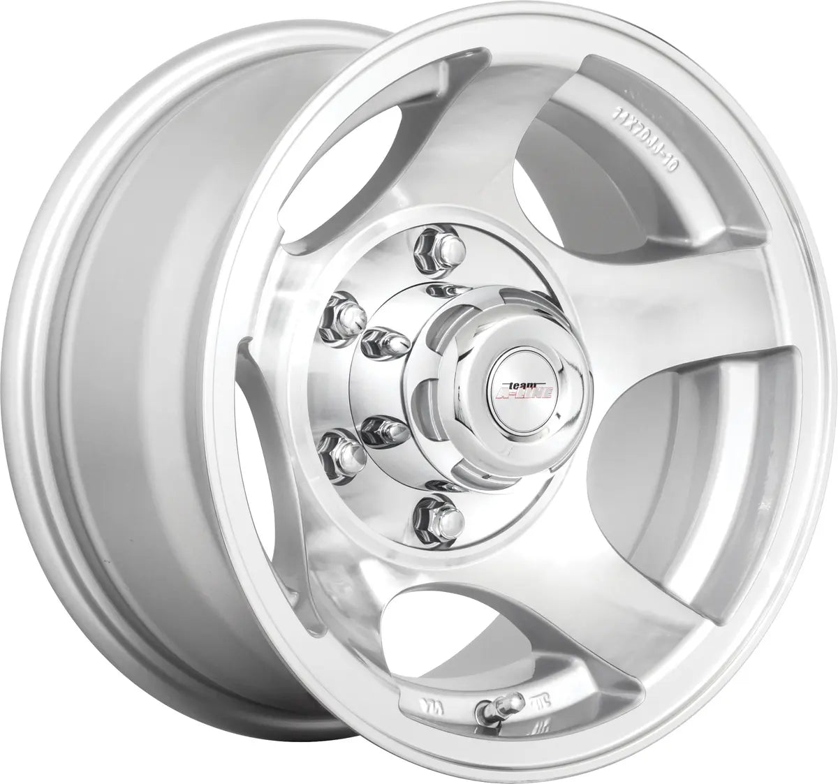 A-LINE BZR 14X7 ARCTIC SILVER PCD 6/139.7 ET -10 SET OF 4