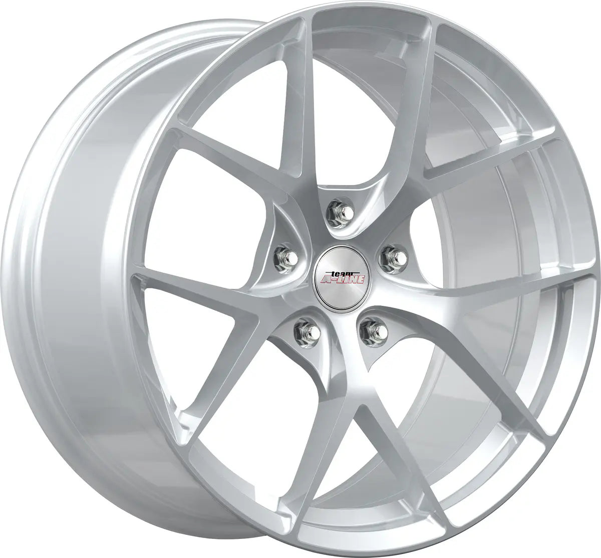 A-LINE VX 18X8 ARCTIC SILVER PCD 5/100 ET 38 SET OF 4