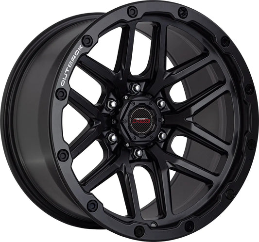 A-LINE BOUNTY 18X9.5 SATIN BLACK PCD 6/139.7 ET 0 SET OF 4