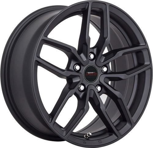 A-LINE BROOK 19X8.5 SATIN BLACK PCD 5/112 ET 42 SET OF 4