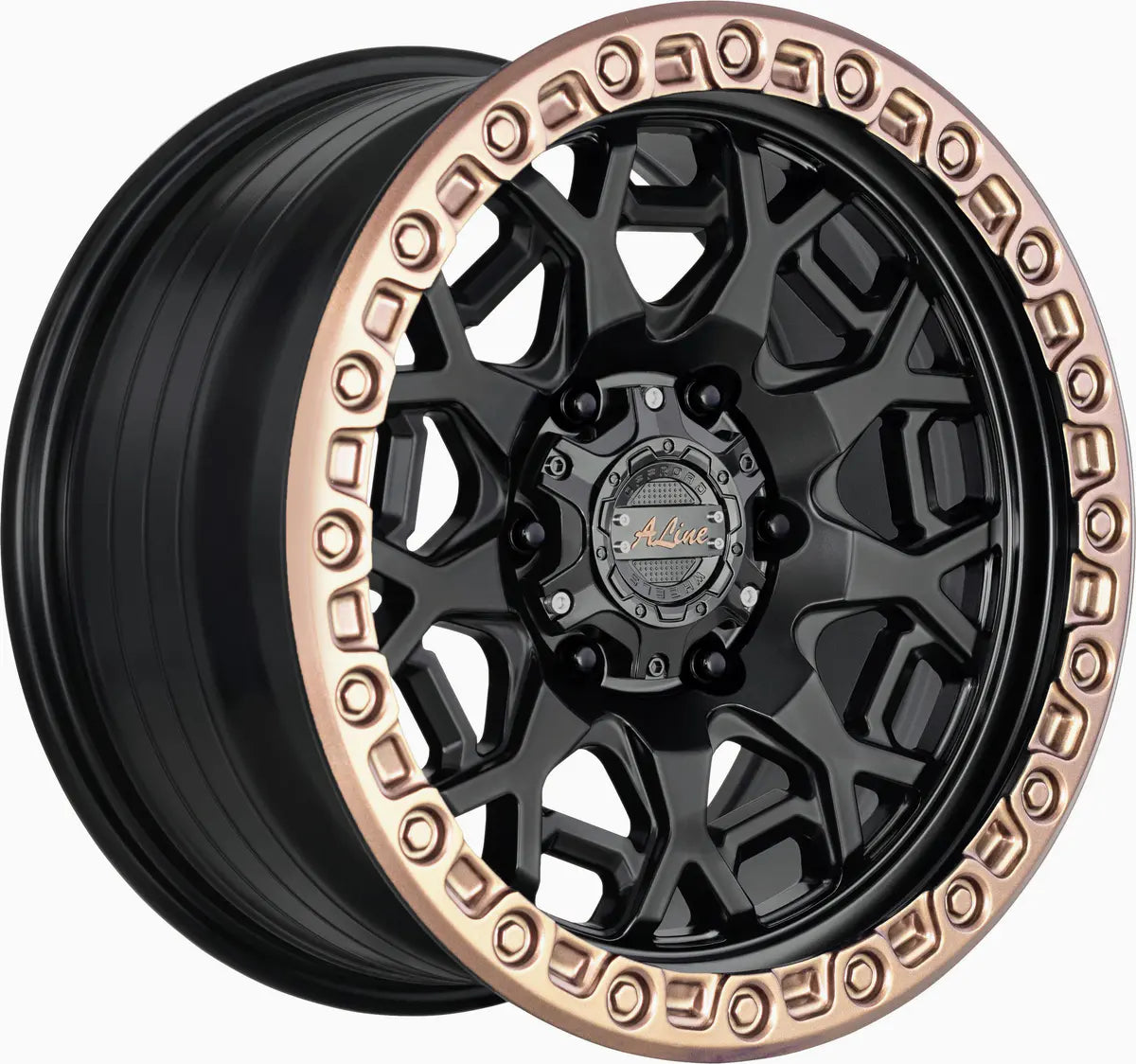 A-LINE FORCE 20X9 SATIN BLACK TINT PCD 5/127 SET OF 4