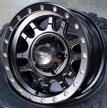 DIRTY LIFE A9309S CANYON PRO SE 15X7 MATTE BLACK PCD 139.7 ET 3