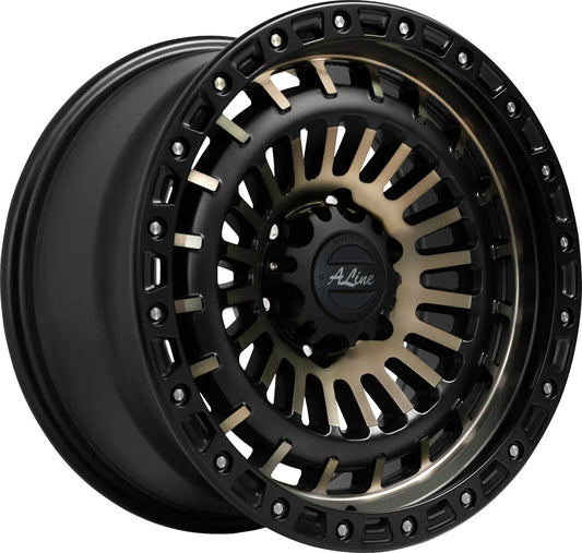 A-LINE BLOCK 17X9 SATIN BLACK TINT PCD 5/150 ET 0 SET OF 4