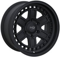 DIRTY LIFE A9308 NEW CAGE 17X8.5 MATTE BLACK PCD 139.7 ET -6
