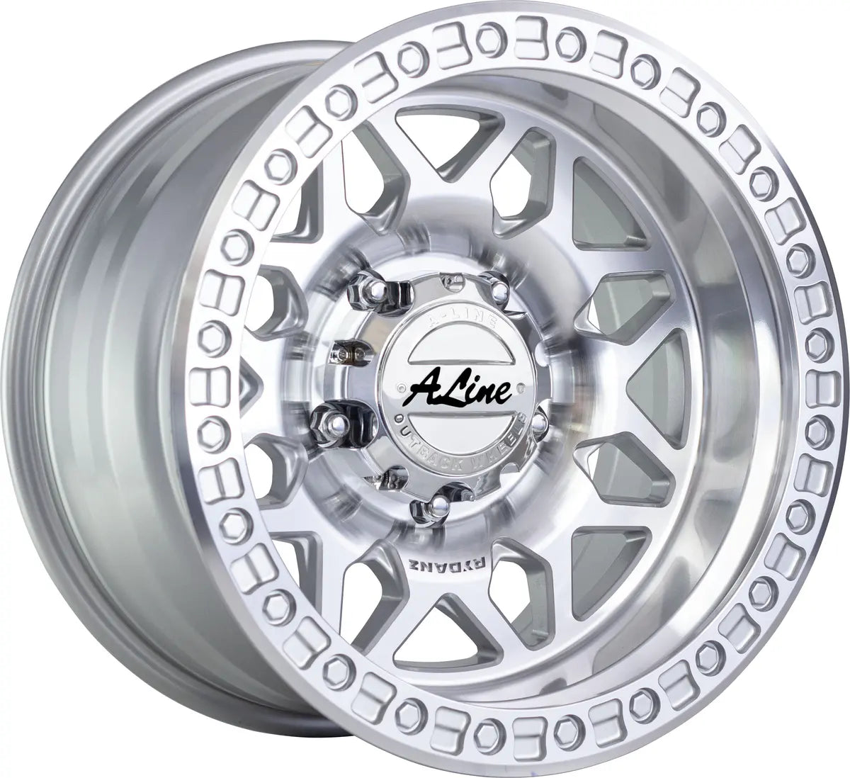A-LINE SCRUFF 17X10 MACHINED PCD 5/150 ET -18 SET OF 4