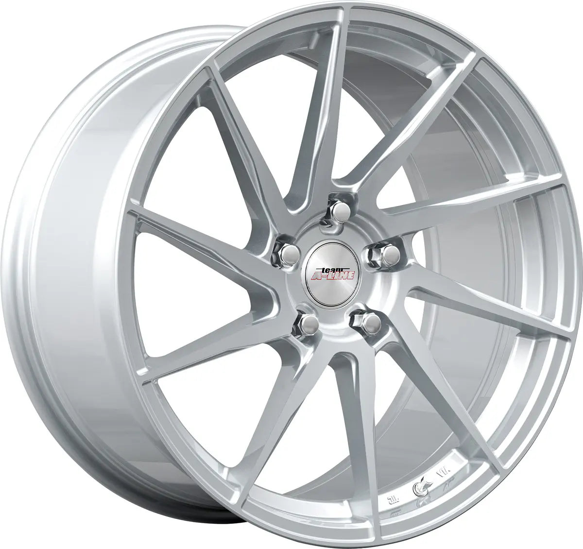 A-LINE ATLANTIC 19X8.5 ARCTIC SILVER PCD 5/112 ET 38 SET OF 4