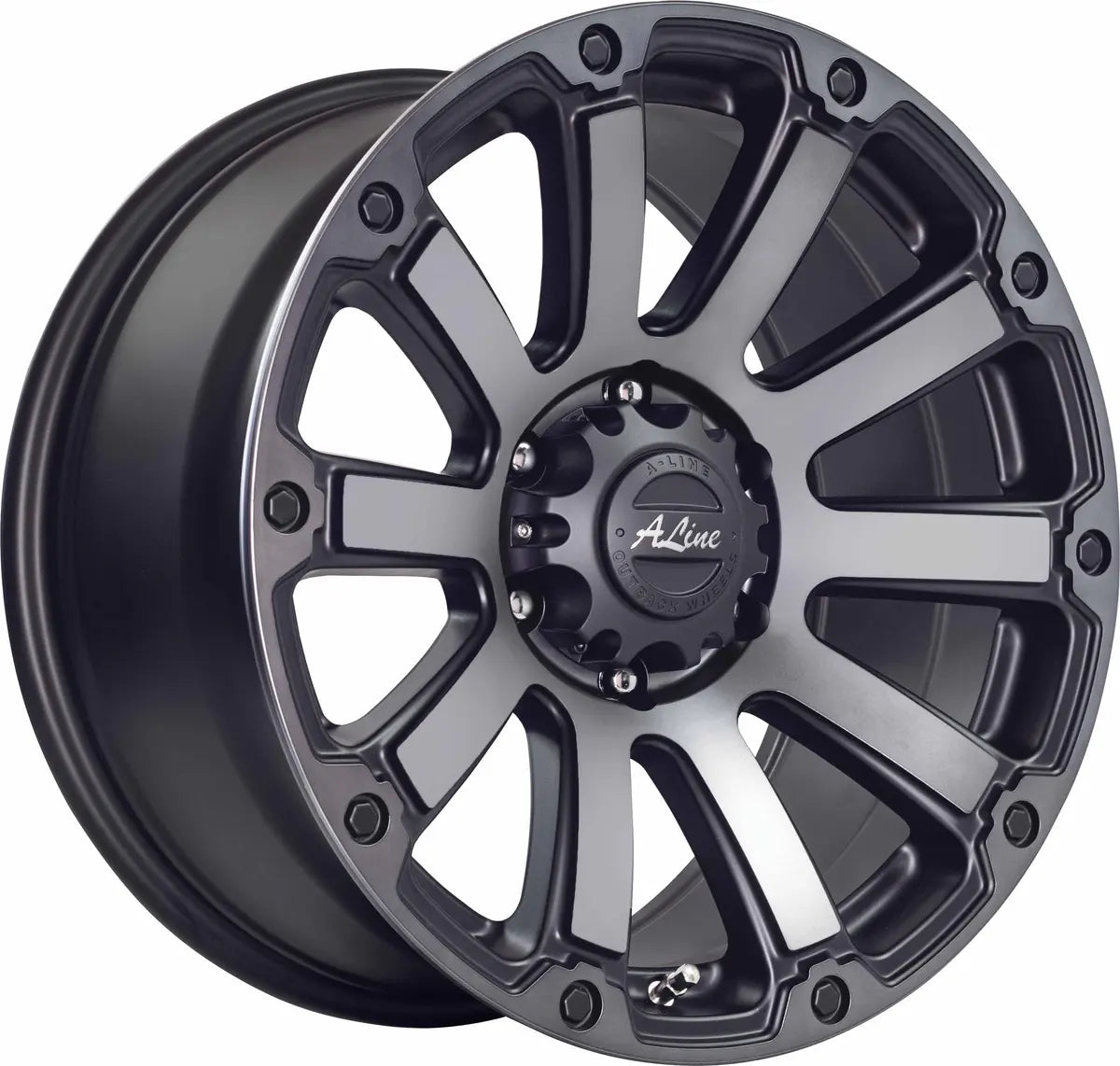 A-LINE DESTROYER 18X9 SATIN BLACK TINT PCD 5/150 ET 25 SET OF 4