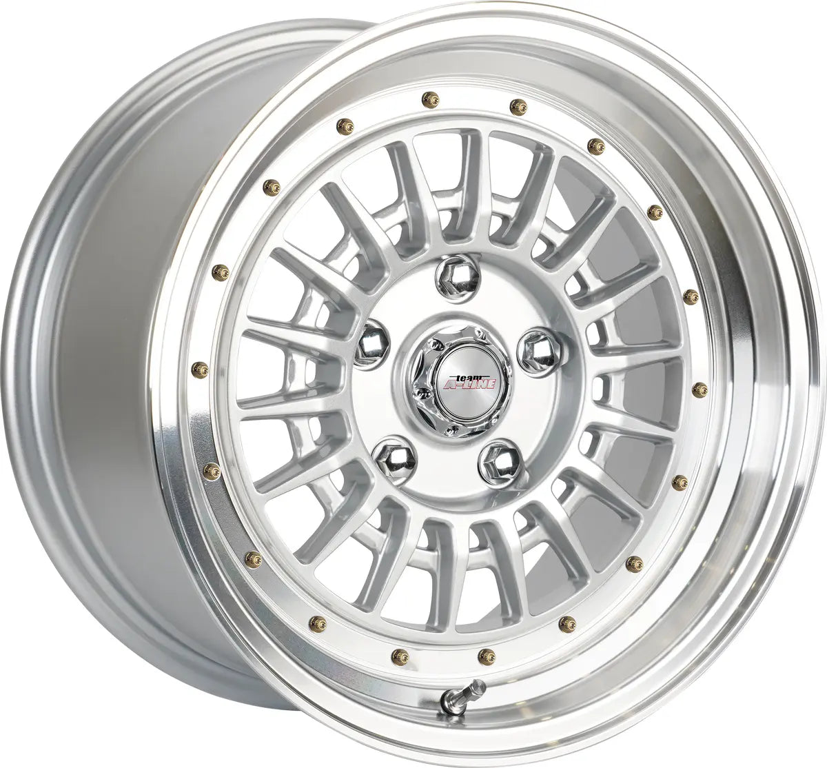 A-LINE INDY 15X8 ARCTIC SILVER PCD 5/120 ET 20 SET OF 4