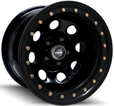 DYNAMIC STEEL WHEELS DYMANIC STEEL BEADLOCK IMITATION 16X8 BLACK TRIANGLE PCD 165.1 ET 6