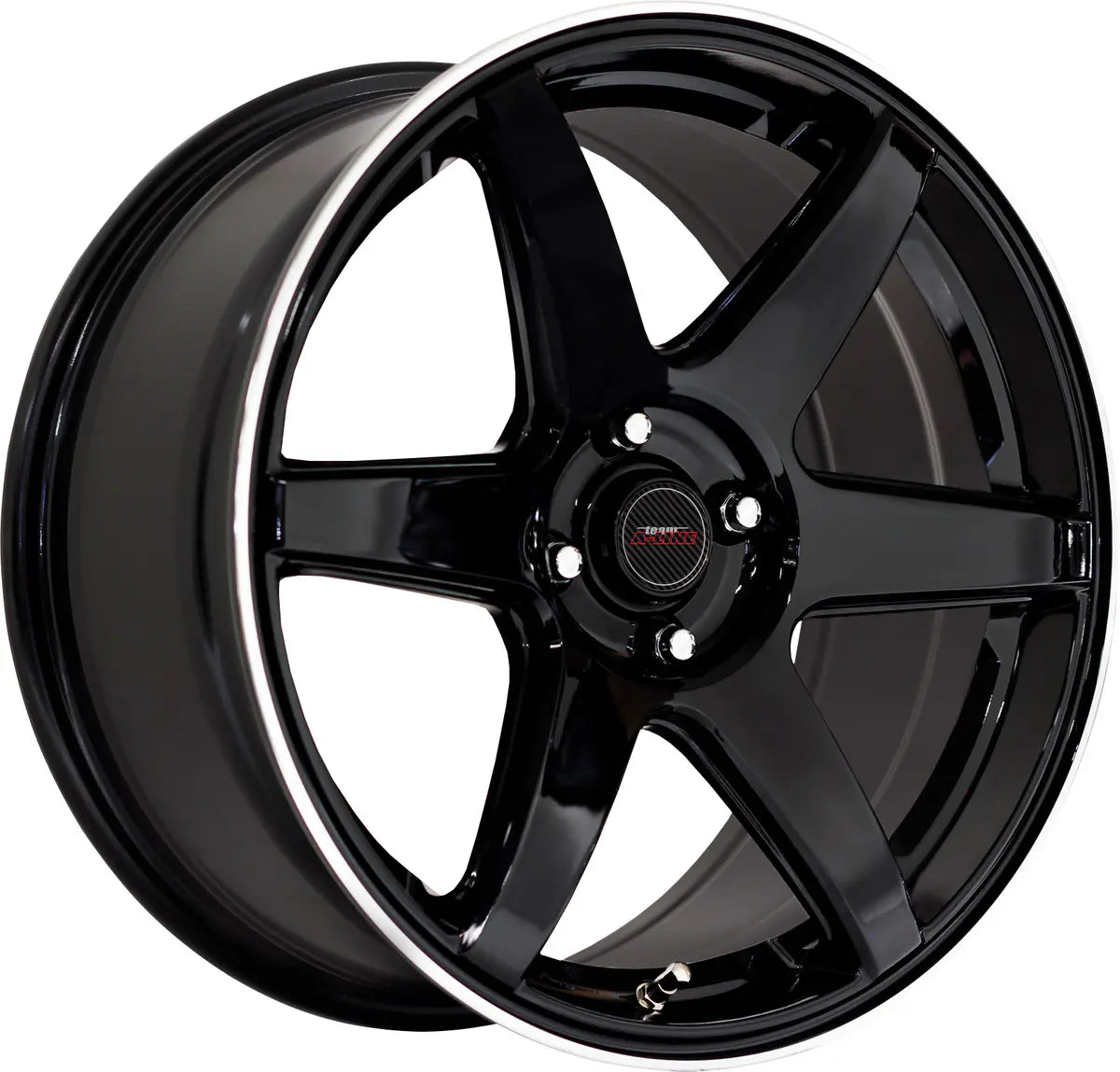 A-LINE ACID 17X8 BLACK MACHINED LIP PCD 5/100 ET 35 SET OF 4