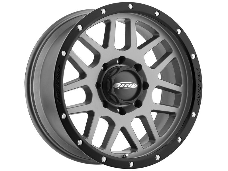 PROCOMP SERIES 40 VERTIGO 18X9 SATIN BLACK MILLED PCD 139.7 ET 0