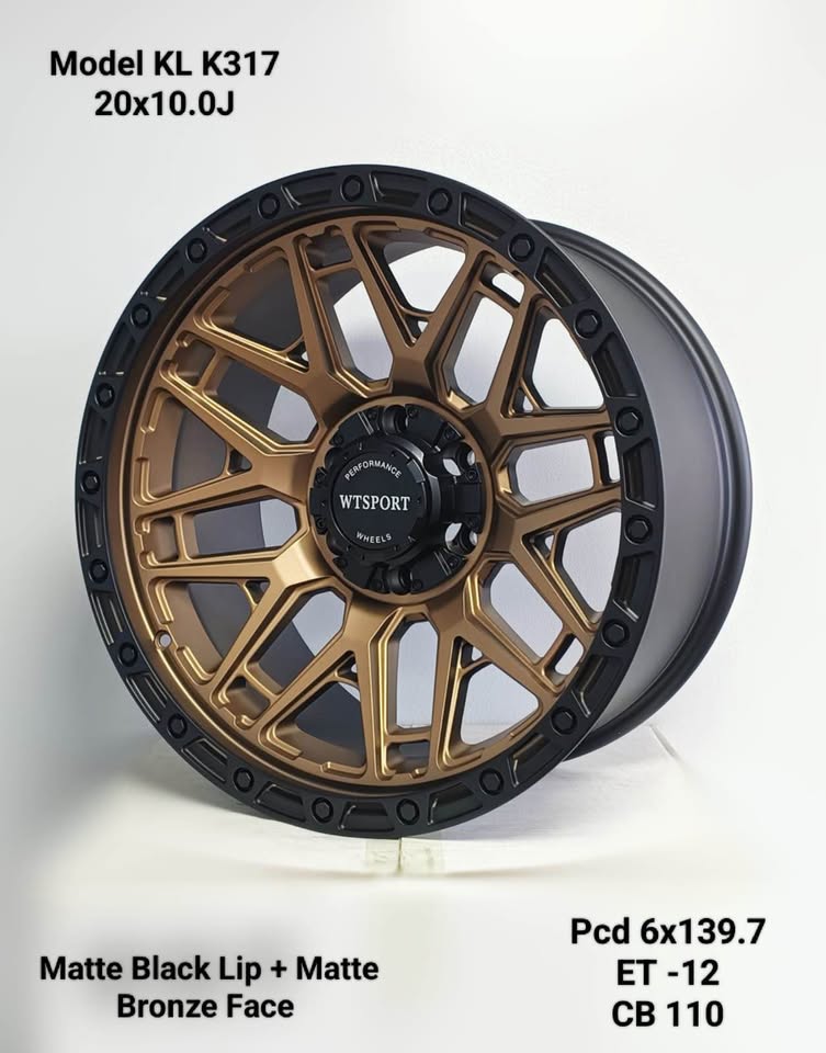 WHEEL TECH 20 INCH 6X139 BAKKIE FITMENT MAG REPS