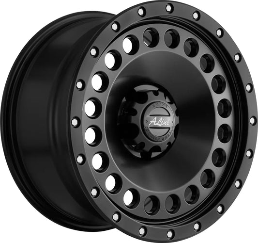A-LINE AVALANCHE 17X9 SILK BLACK PCD 5/127 ET -15 SET OF 4