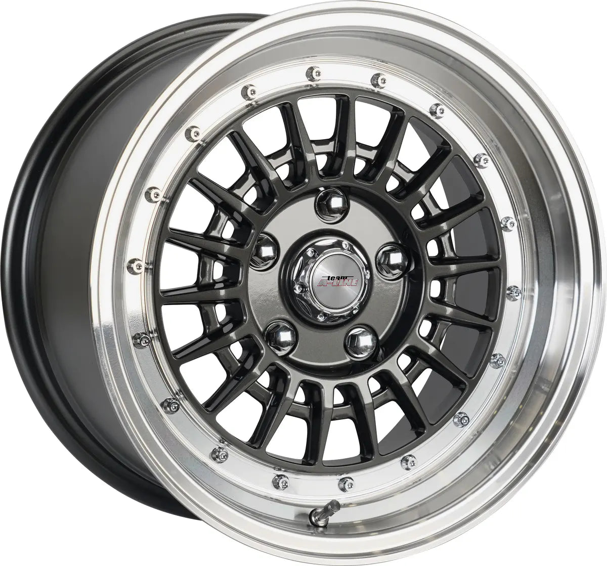 A-LINE INDY 15X8 GMMF PCD 5/100 ET 25 SET OF 4