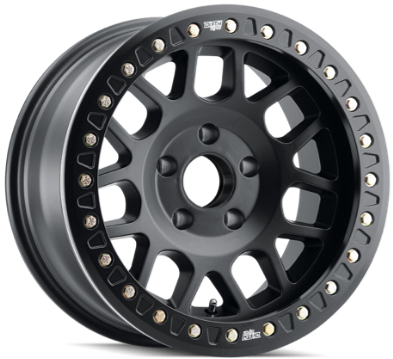 DIRTY LIFE A9312 MESA RACE 17X9 MATTE BLACK / GENUINE BEADLOCK PCD 0 ET -38