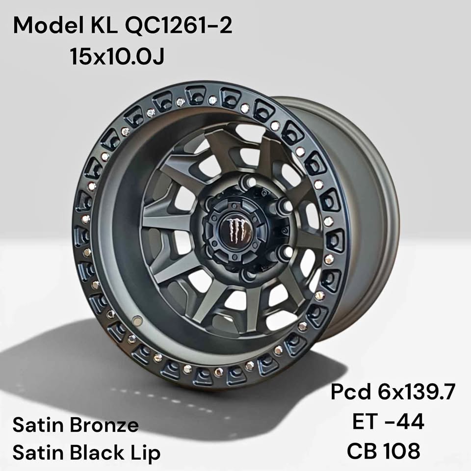 WHEEL TECH 10J 15INCH 6/139 SATIN BRONZE