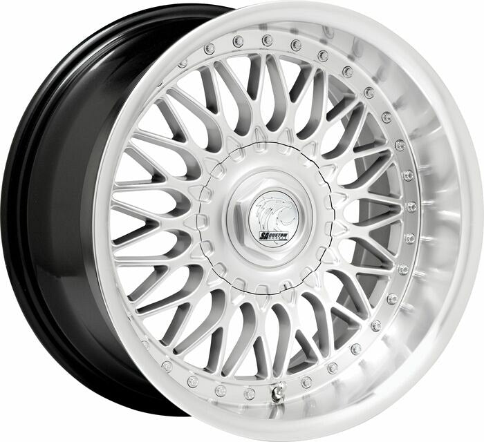 A-LINE SCORPION 18X8 SILVER MACHINED LIP PCD 5/114.3 ET 25 SET OF 4