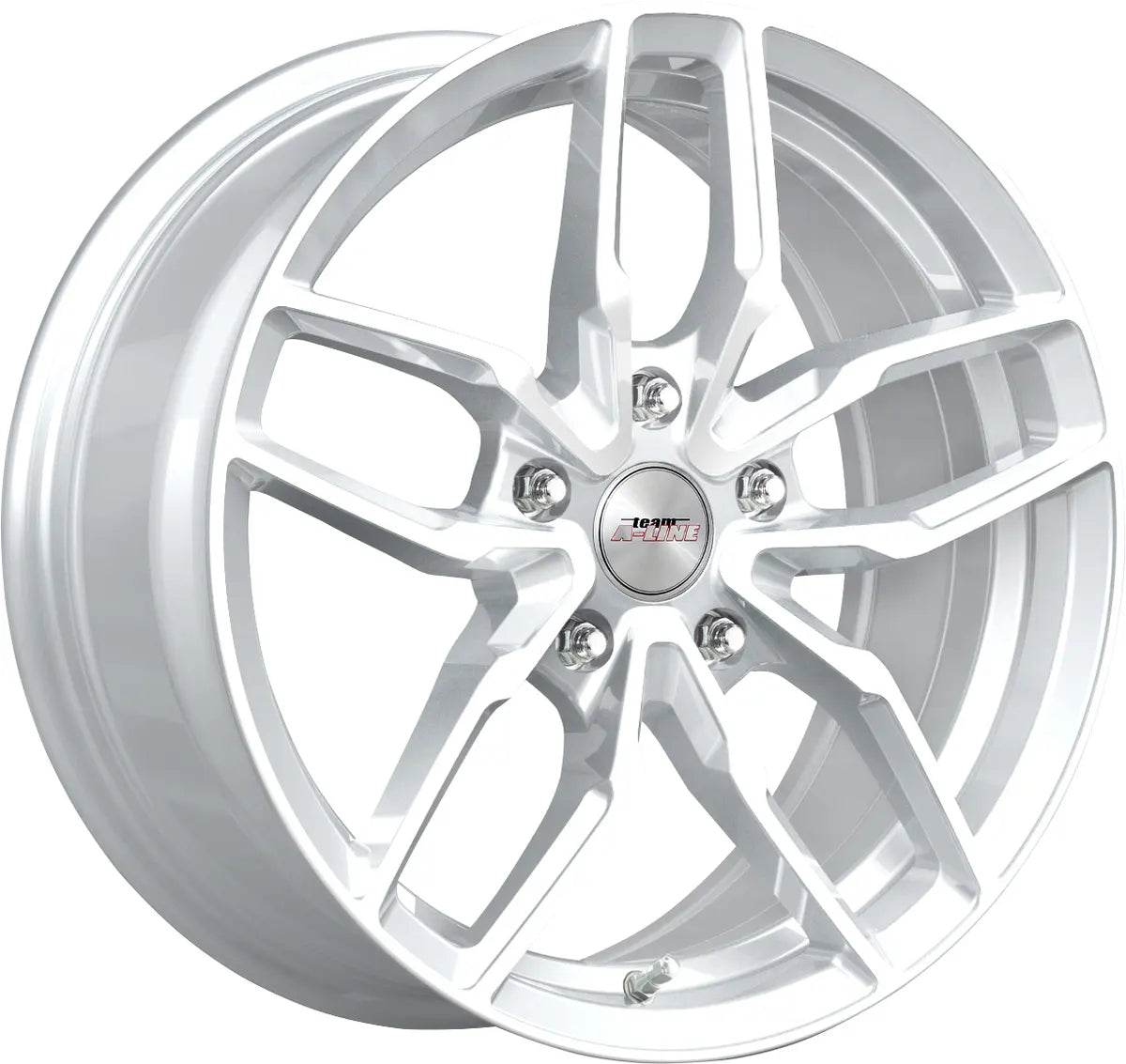 A-LINE AERO 17X7.5 ARCTIC SILVER PCD 5/108 ET 35 SET OF 4