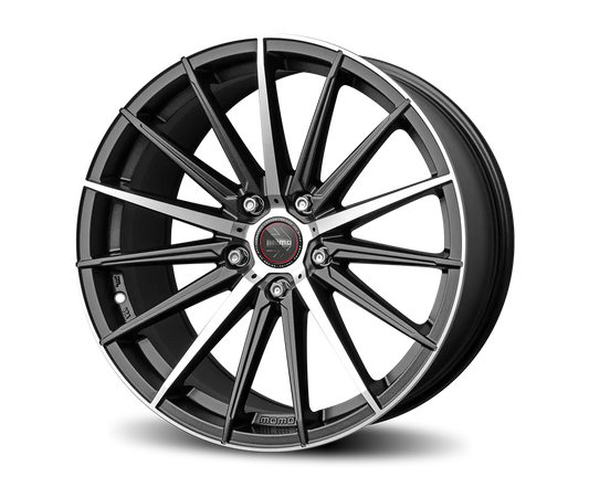 MOMO RF-05 19X8.5 MATTE GRAPHITE POLISHED PCD 112 ET 47