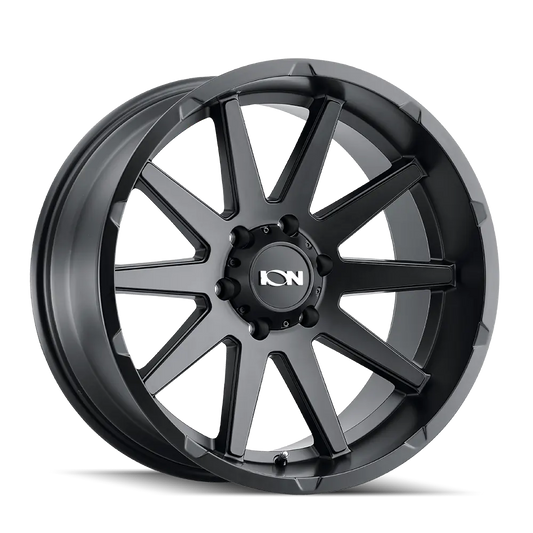 ION 143 18X9 GLOSS BLACK/RED MACHINED PCD 139.7 ET 0