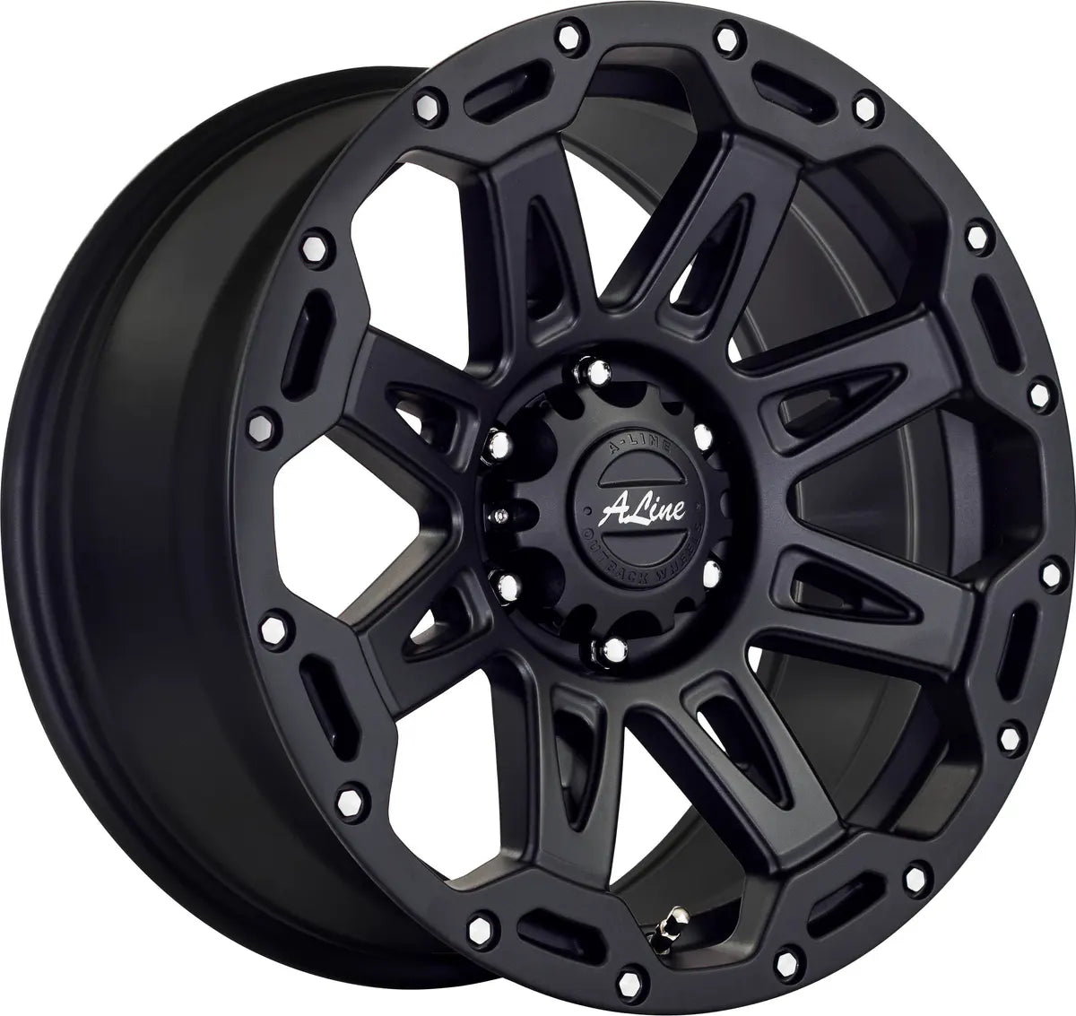 A-LINE DUKE 17X9 SATIN BLACK PCD 5/150 ET 0 SET OF 4