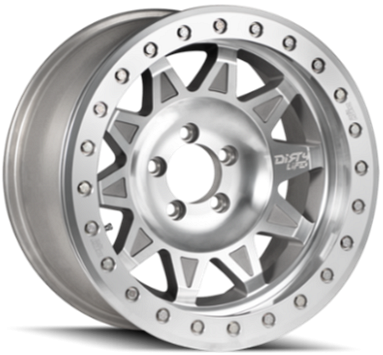 DIRTY LIFE A9302 ROADKILL RACE 15X7 MATTE BLACK / GENUINE BEADLOCK PCD 137 ET 13
