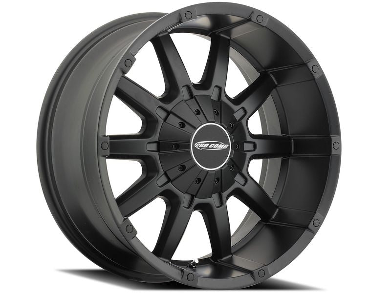 PROCOMP SERIES 50 GAUGE 20X9 SATIN BLACK PCD 127 ET -12
