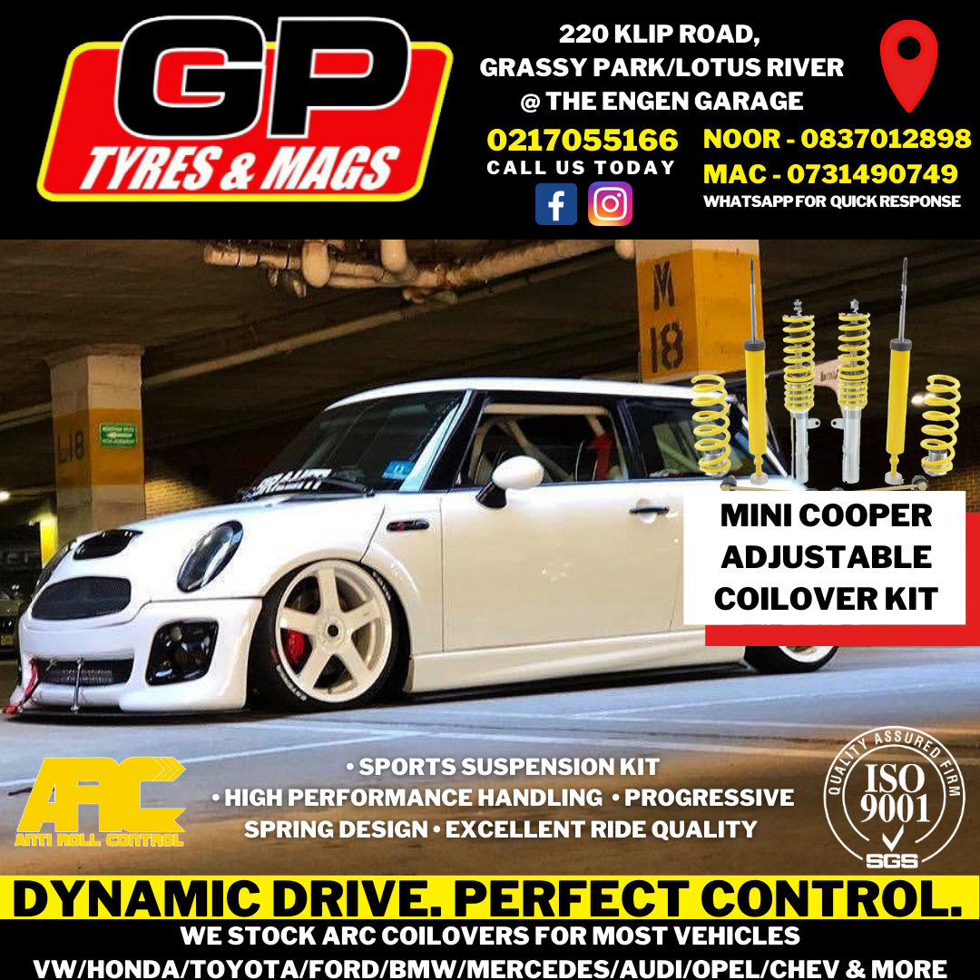 MINI COOPER ARC HEIGHT ADJUSTABLE COILOVER SET